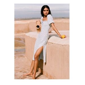 Faithfull the Brand Majorelle Floral Midi Dress